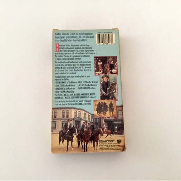The Gambler Returns Vhs Tape - Picture 2 of 3